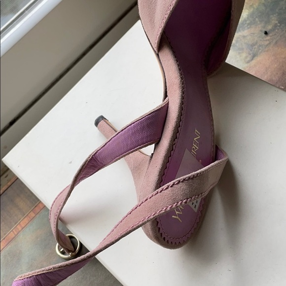 - YSL yves saint laurent ankle strap heels ROSE Shoe - Picture 17 of 17